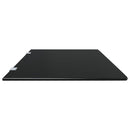 vidaXL fekete edzett üveg falra szerelhető piszoárelválasztó 90x40 cm