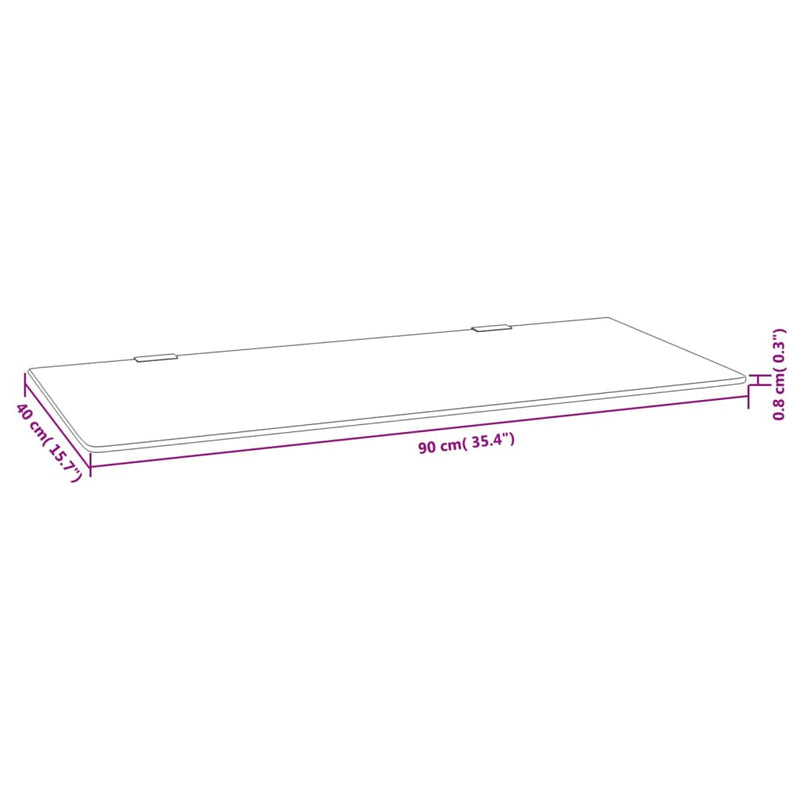 vidaXL fekete edzett üveg falra szerelhető piszoárelválasztó 90x40 cm
