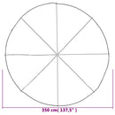 vidaXL játék szövet ejtőernyő gyerekeknek Ø3,5 m