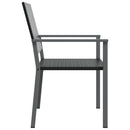vidaXL 2 db fekete polyrattan kerti szék 54 x 62,5 x 89 cm