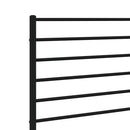 vidaXL fekete fém csere fejtámla 80 cm