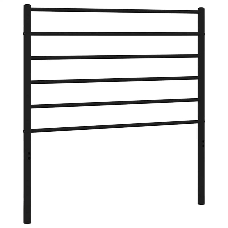vidaXL fekete fém fejtámla 100 cm