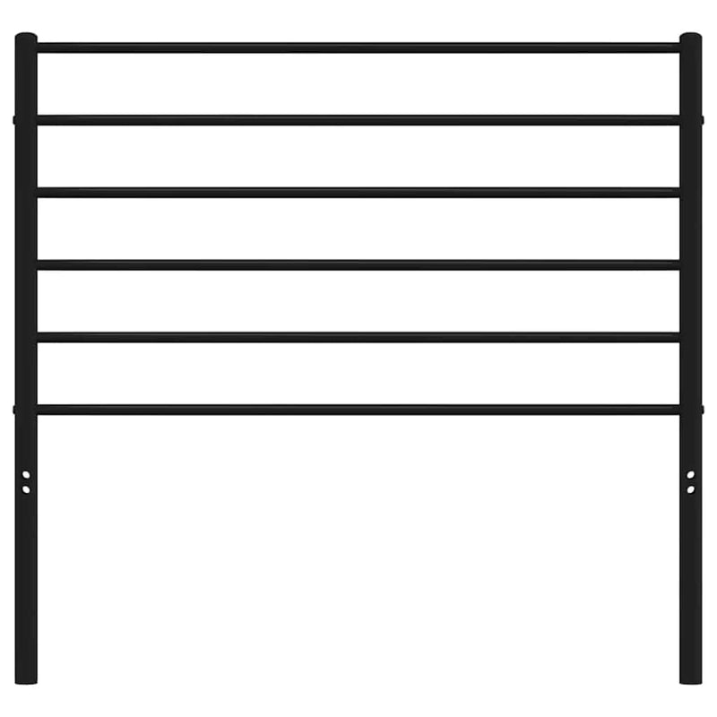 vidaXL fekete fém fejtámla 100 cm