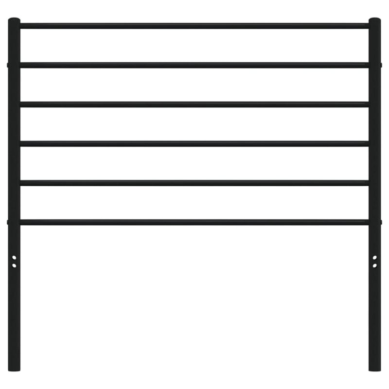 vidaXL fekete fém fejtámla 107 cm