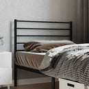 vidaXL fekete fém csere fejtámla 107 cm