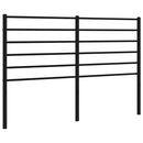 vidaXL fekete fém csere fejtámla 120 cm