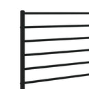 vidaXL fekete fém csere fejtámla 120 cm