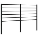 vidaXL fekete fém csere fejtámla 135 cm