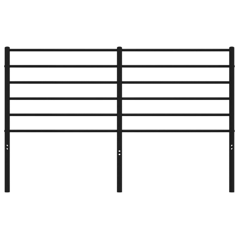 vidaXL fekete fém fejtámla 150 cm