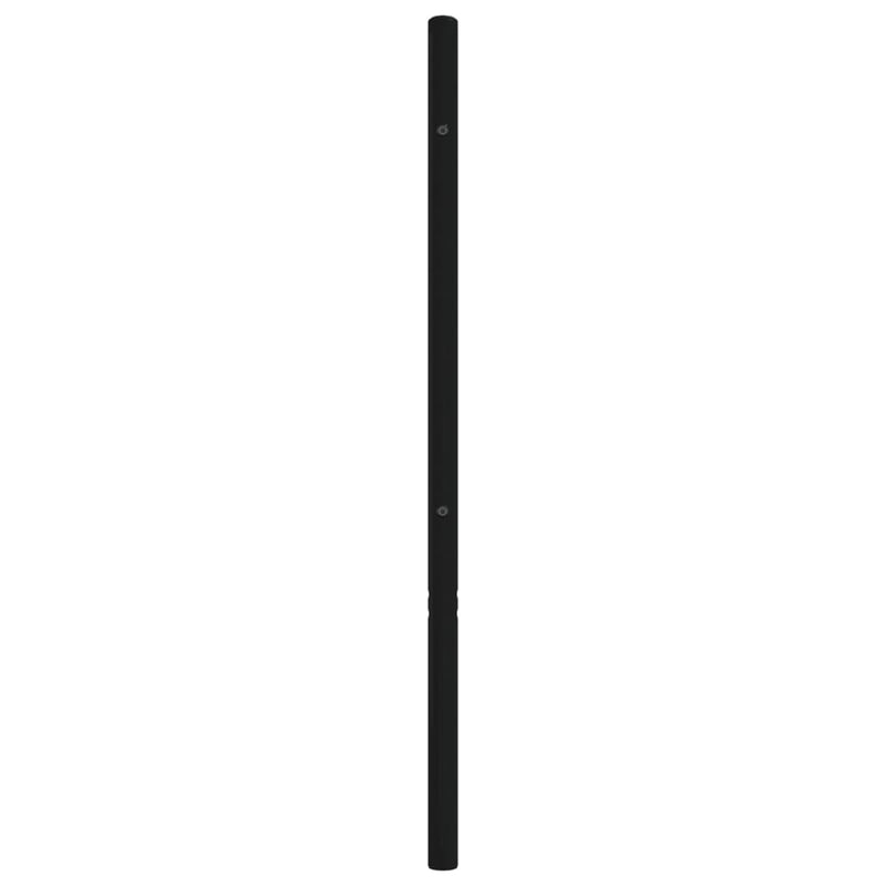 vidaXL fekete fém fejtámla 150 cm