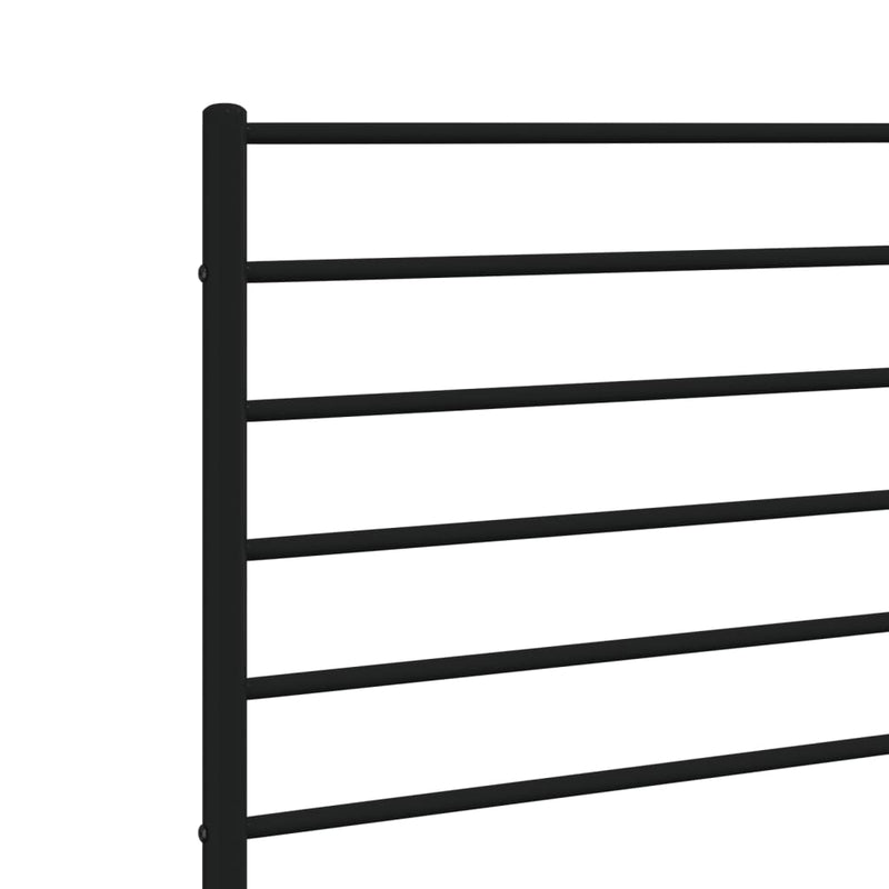 vidaXL fekete fém fejtámla 150 cm