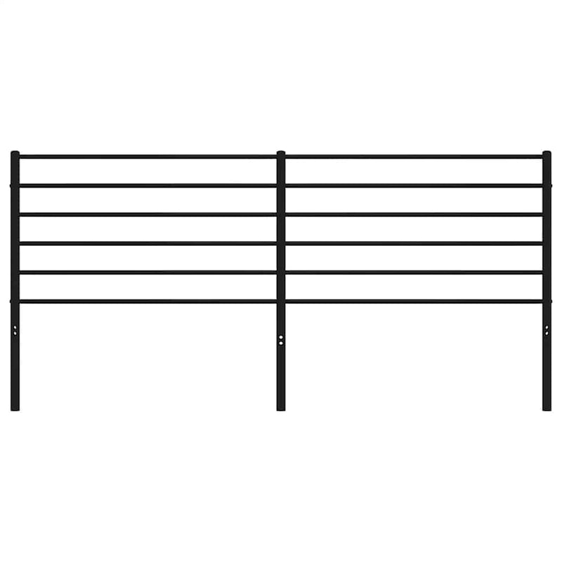 vidaXL fekete fém fejtámla 193 cm
