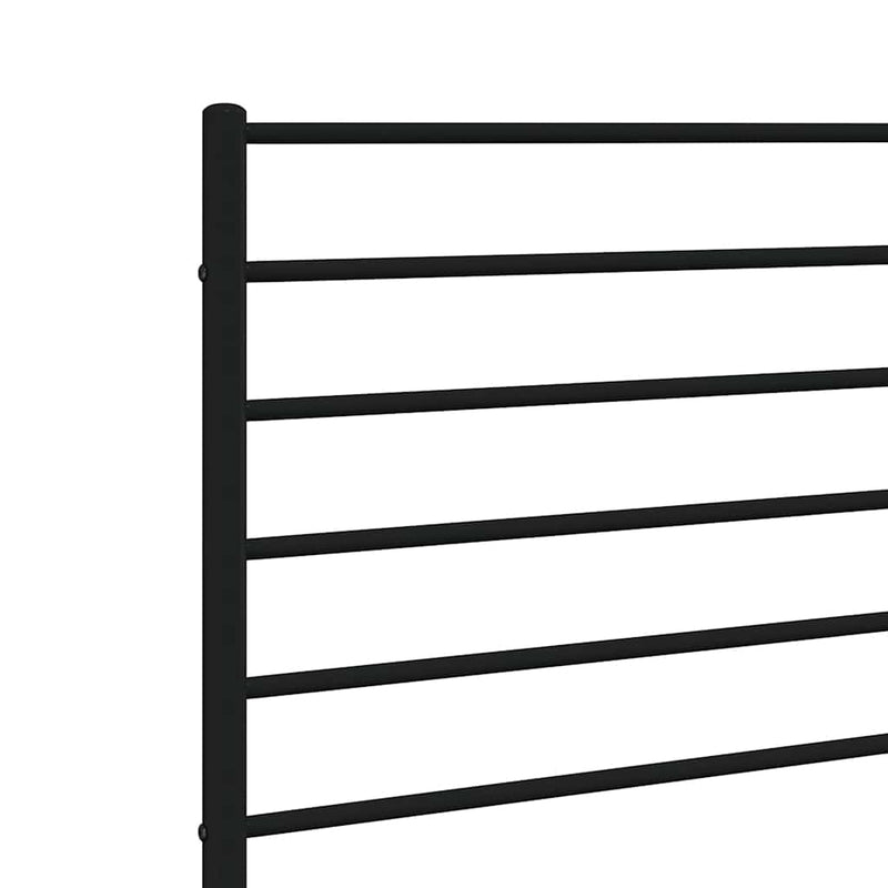 vidaXL fekete fém fejtámla 193 cm