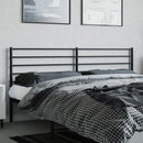 vidaXL fekete fém csere fejtámla 200 cm