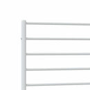 vidaXL fehér fém ágykeret fej- és lábtámlával 100x200 cm