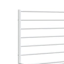 vidaXL fehér fém ágykeret fej- és lábtámlával 160x200 cm