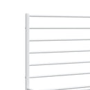 vidaXL fehér fém ágykeret fej- és lábtámlával 200x200 cm
