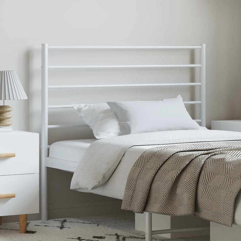 vidaXL fehér fém fejtámla 100 cm