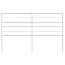 vidaXL fehér fém fejtámla 135 cm