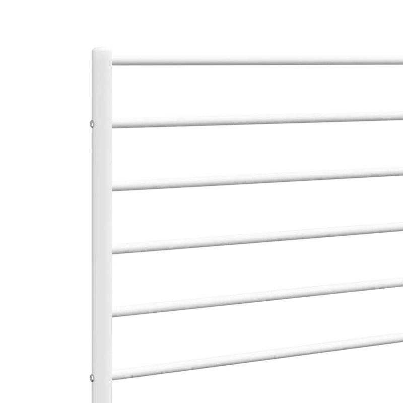 vidaXL fehér fém fejtámla 135 cm
