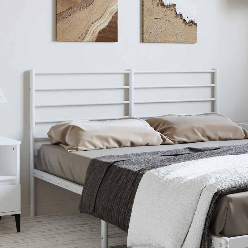 vidaXL fehér fém fejtámla 135 cm