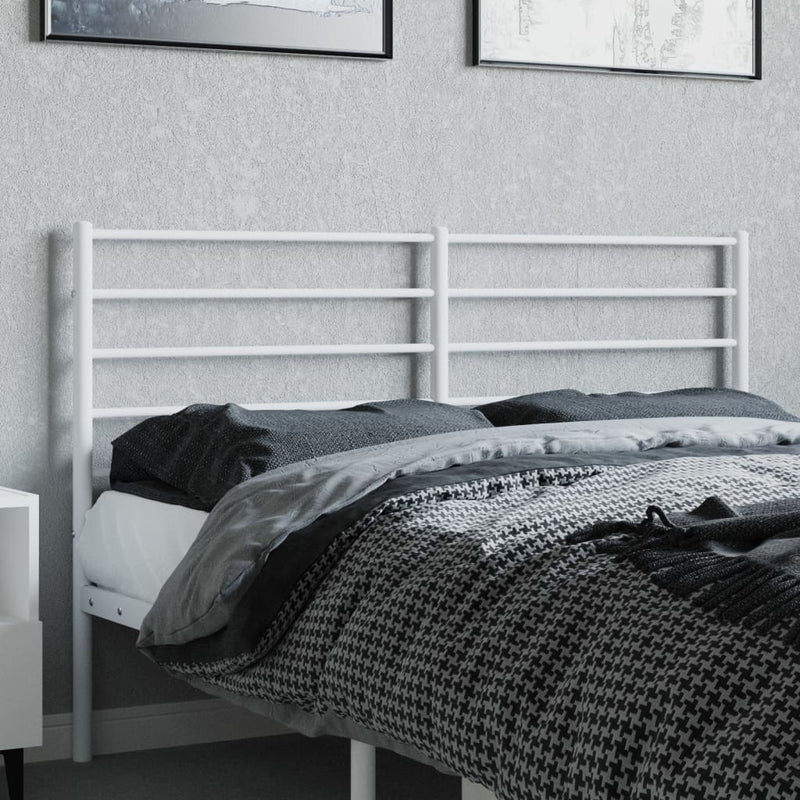 vidaXL fehér fém fejtámla 140 cm