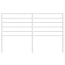 vidaXL fehér fém fejtámla 140 cm