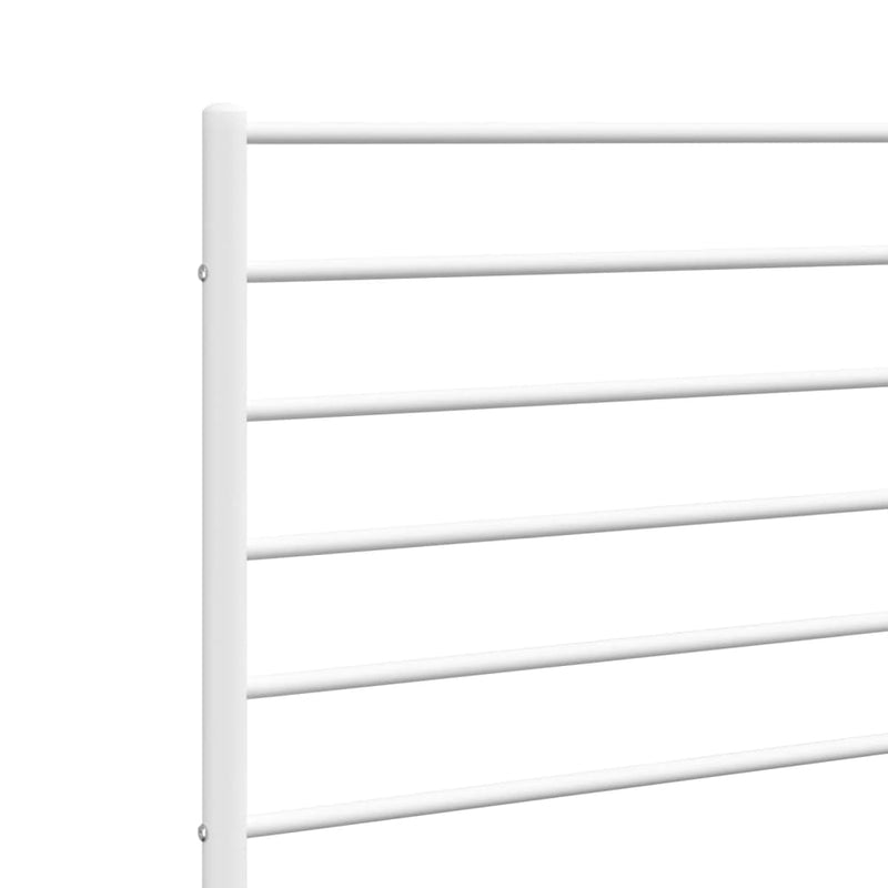 vidaXL fehér fém fejtámla 140 cm