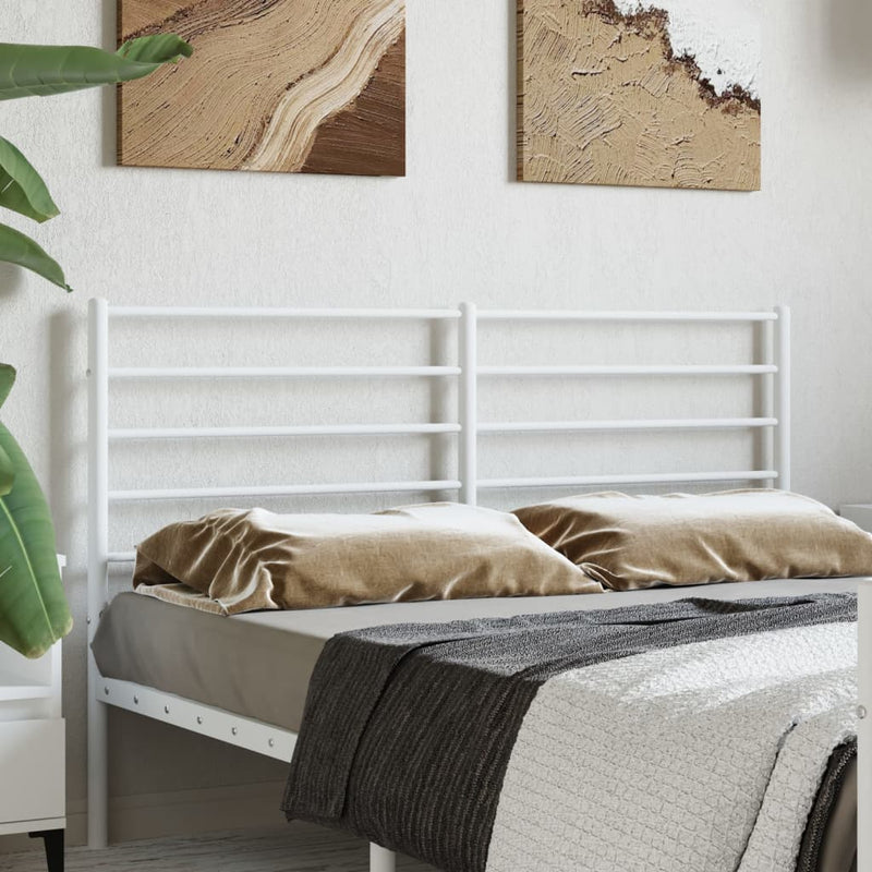 vidaXL fehér fém fejtámla 140 cm