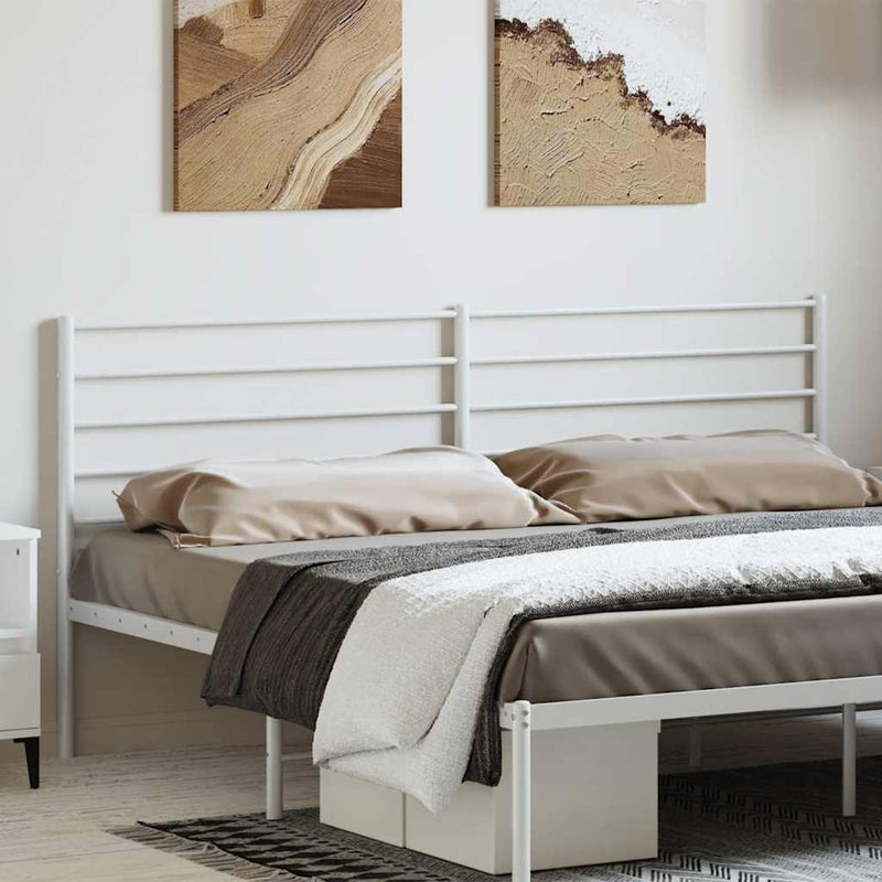 vidaXL fehér fém fejtámla 180 cm