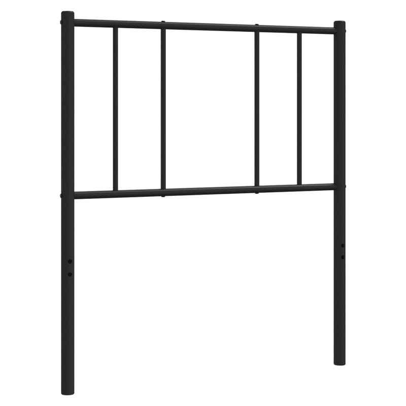 vidaXL fekete fém fejtámla 75 cm