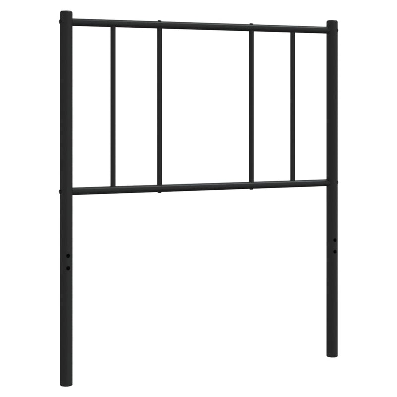 vidaXL fekete fém fejtámla 80 cm