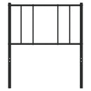 vidaXL fekete fém fejtámla 80 cm