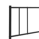 vidaXL fekete fém csere fejtámla 90 cm