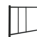 vidaXL fekete fém csere fejtámla 107 cm
