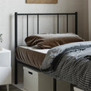 vidaXL fekete fém csere fejtámla 107 cm