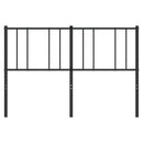 vidaXL fekete fém csere fejtámla 135 cm