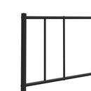 vidaXL fekete fém csere fejtámla 135 cm