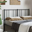 vidaXL fekete fém csere fejtámla 140 cm