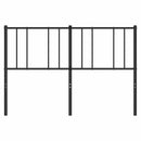 vidaXL fekete fém csere fejtámla 160 cm