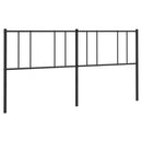 vidaXL fekete fém csere fejtámla 200 cm