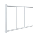 vidaXL fehér fém ágykeret fej- és lábtámlával 107 x 203 cm
