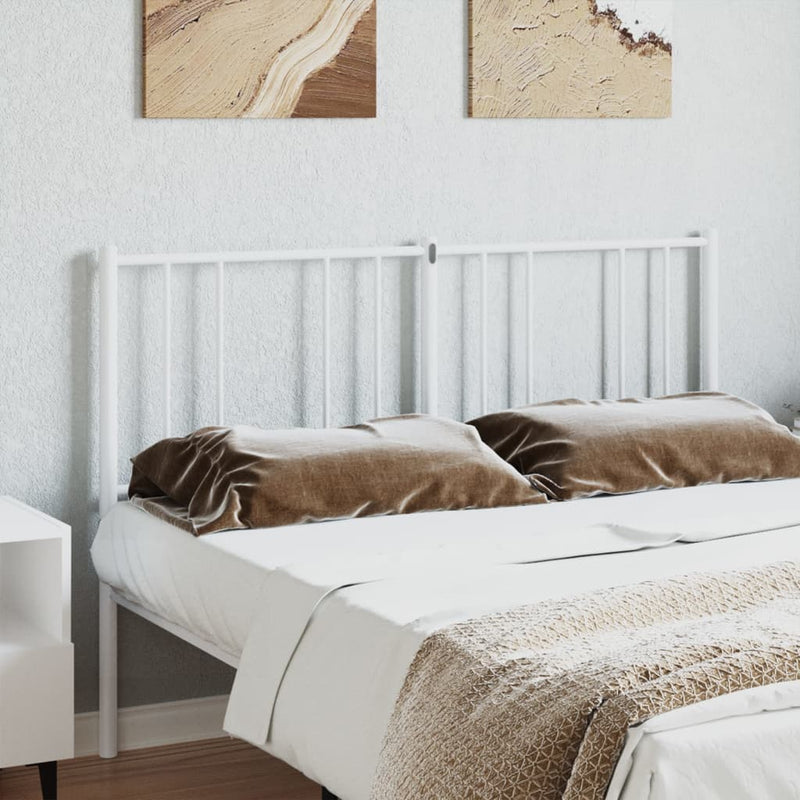 vidaXL fehér fém fejtámla 150 cm