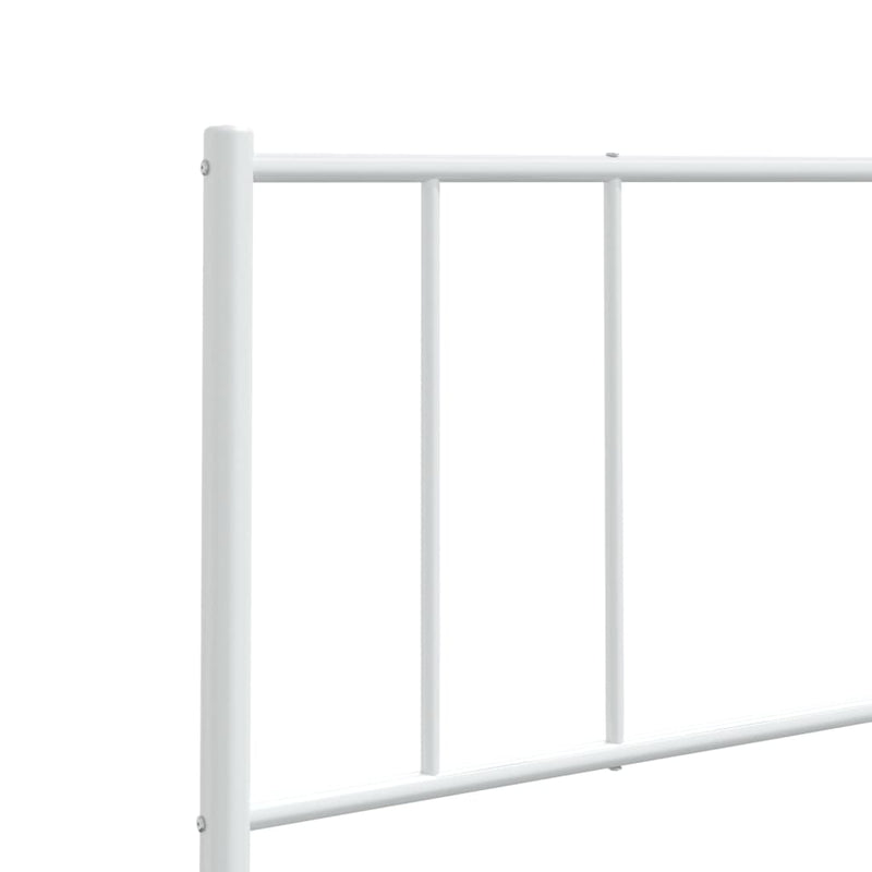 vidaXL fehér fém fejtámla 150 cm