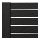vidaXL 2 db fekete polipropilén napozóágy 155 x 58 x 83 cm