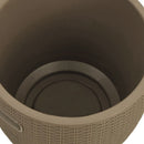 vidaXL világosbarna 4 az 1-ben polipropilén kerti tárolóláda