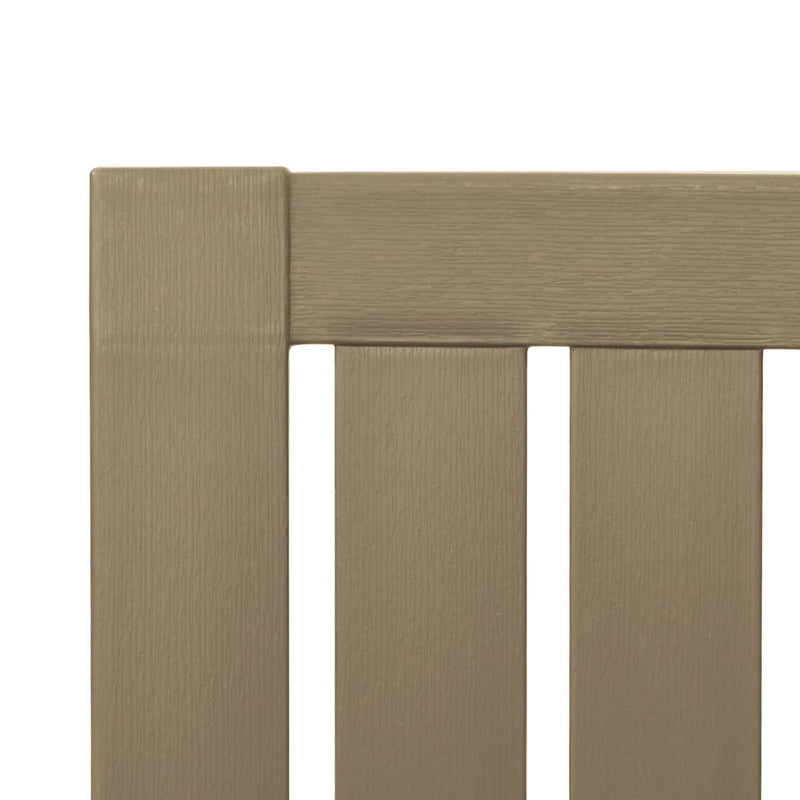 vidaXL 2 db világosbarna polipropilén kerti adirondack szék