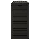 vidaXL fekete kültéri polipropilén szemeteskuka 78x41x86 cm