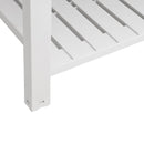 vidaXL fehér polipropilén magaságyás 110x45x79 cm