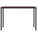 vidaXL 6 részes barna polyrattan kerti étkezőgarnitúra párnával